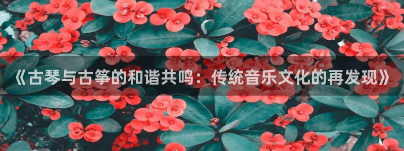 凯发国际网站官网：《古琴与古筝的和谐共鸣：传统音乐文化的再发